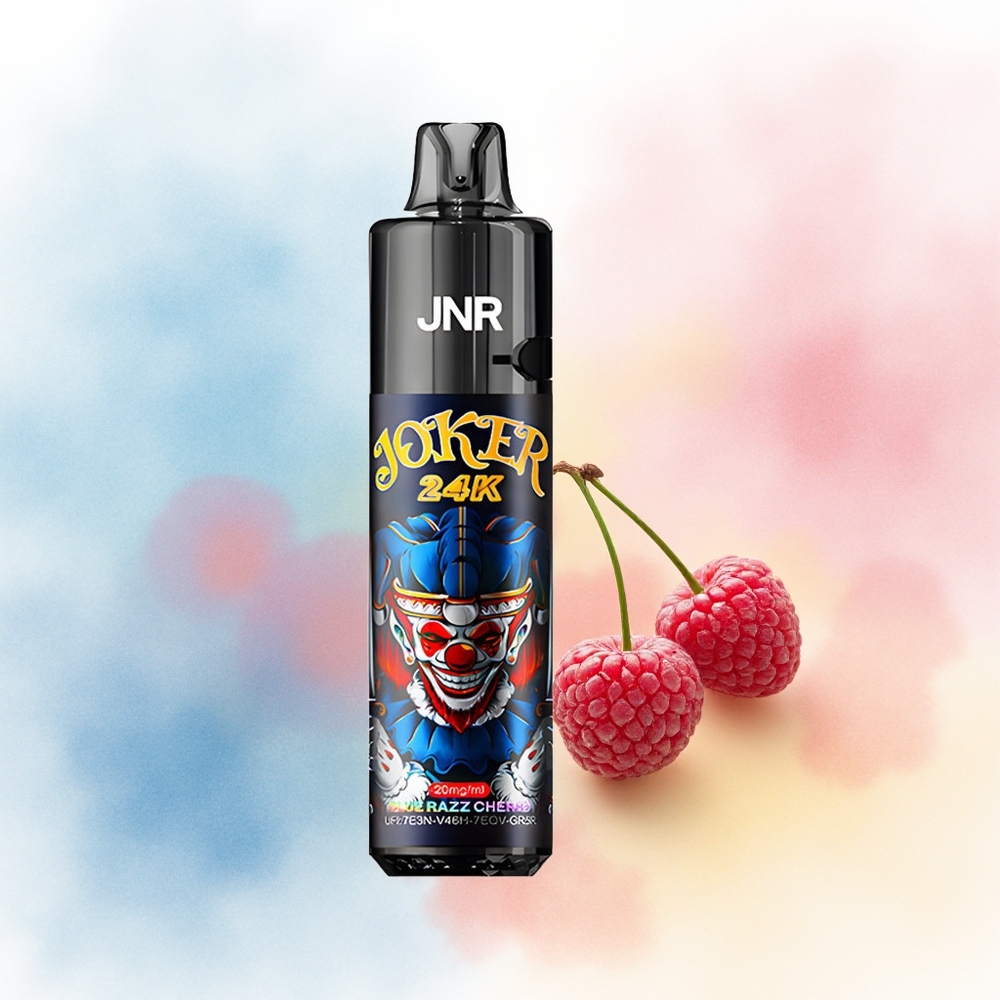 JNR Joker 24000 Puffs 2% nicotine Type-C Charging Mėlynų Braškų Vyšnių Lithuania Wholesale