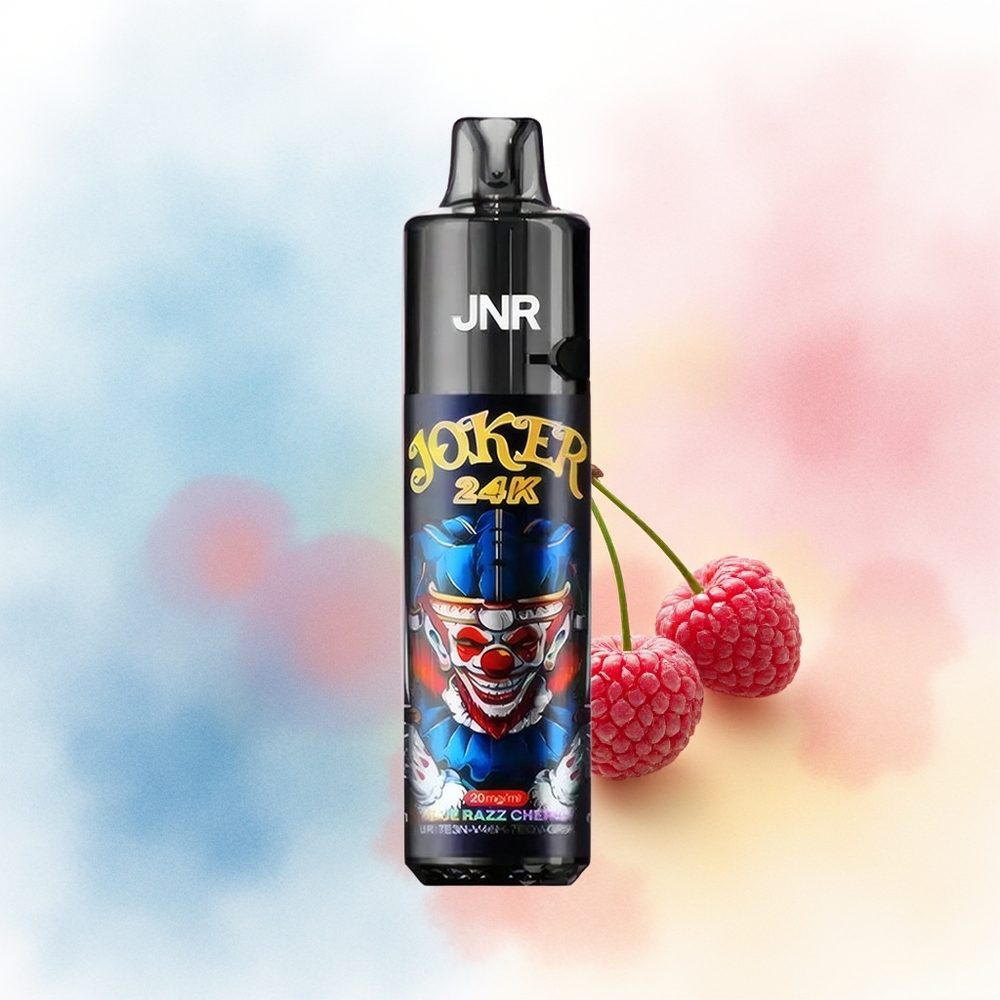 JNR Joker 24000 Puffs 2% nicotine Type-C Charging Mėlynų Braškų Vyšnių Lithuania Wholesale