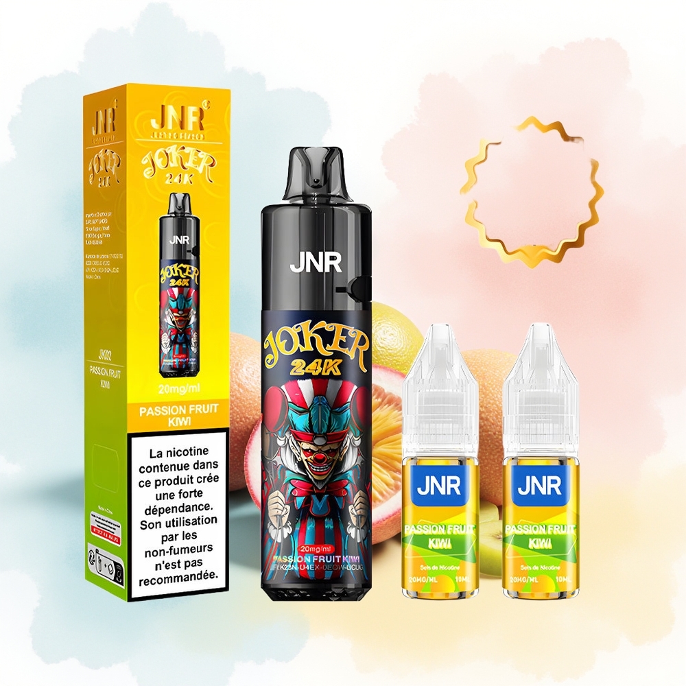 JNR Joker 24000 Puffs 2% nicotine Type-C Charging Marškinėliai Vaisiai Kiwi Vaisiai Didmeninė Prekyba Lietuvoje