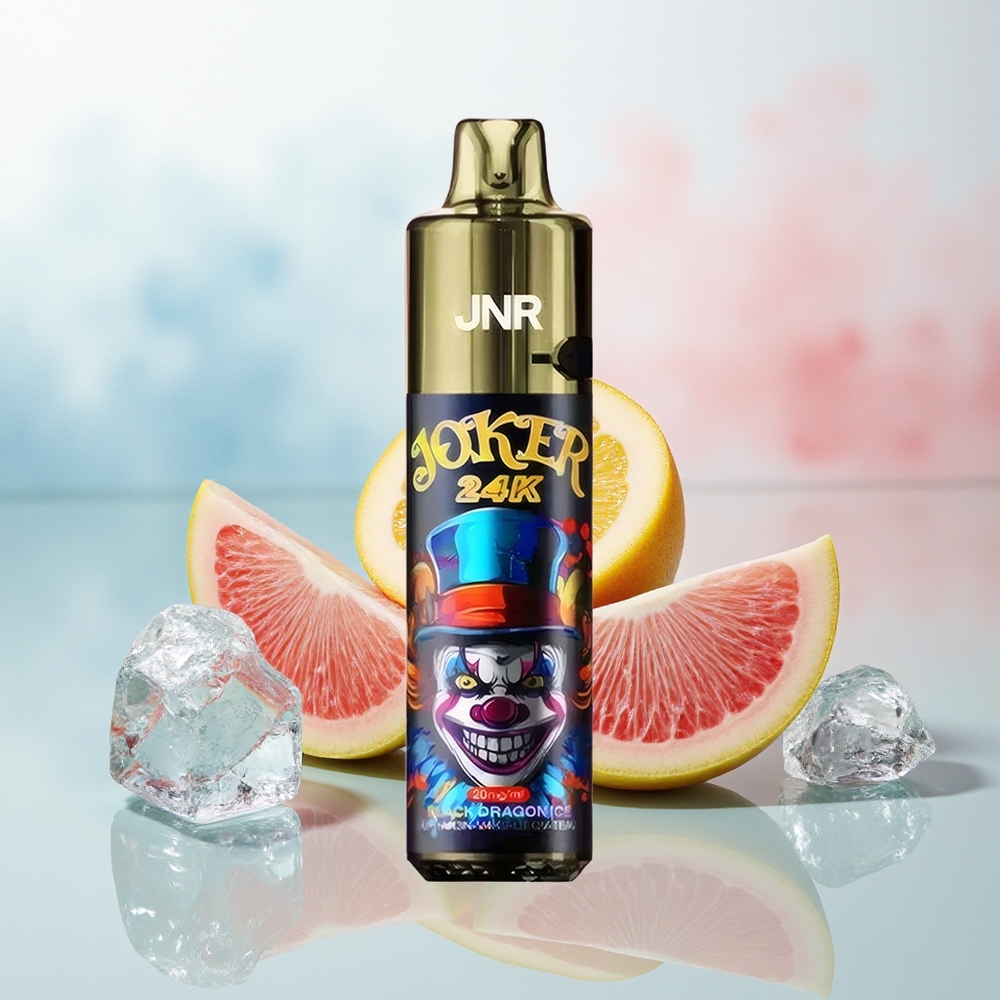 JNR Joker 24000 Puffs Juodojo Drakono Ledas 2% Nikotino 10ml Šalinamas Vapas Wholesale Lithuania