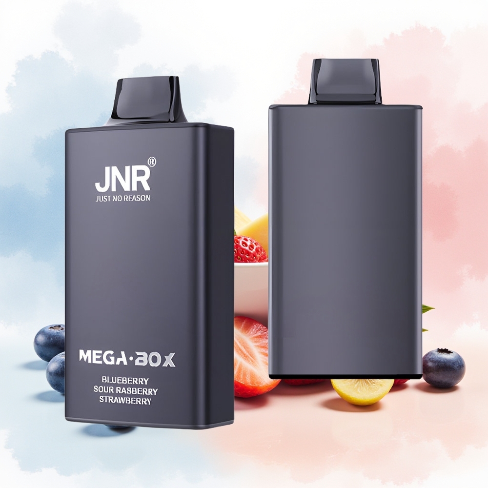 JNR Mega Box 25000 Puffs Dual Mesh Coil Mėlynųjų Uogų Rūgštus Aviečių Žemuogių Didmeninė Prekė Lietuva