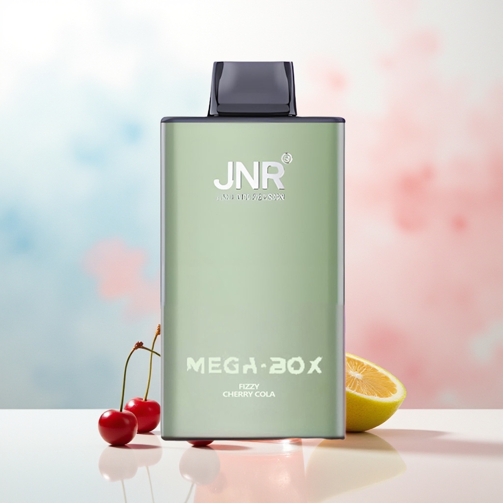 JNR Mega Box 25000 Puffs Dual Mesh Fizzy Vyšnia Kola Wholesale Lithuania