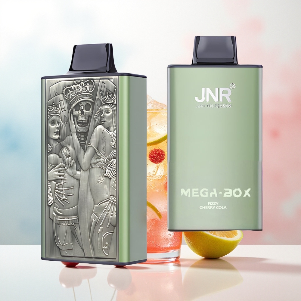 JNR Mega Box 25000 Puffs Dual Mesh Fizzy Vyšnia Kola Wholesale Lithuania