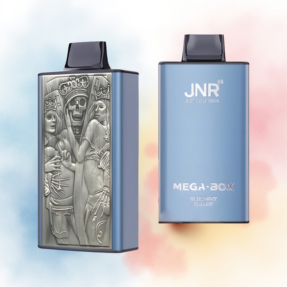 JNR Mega Box 25000 Puffs Dual Mesh Mėlynųjų Serbentų Vyšnių Wholesale Lithuania