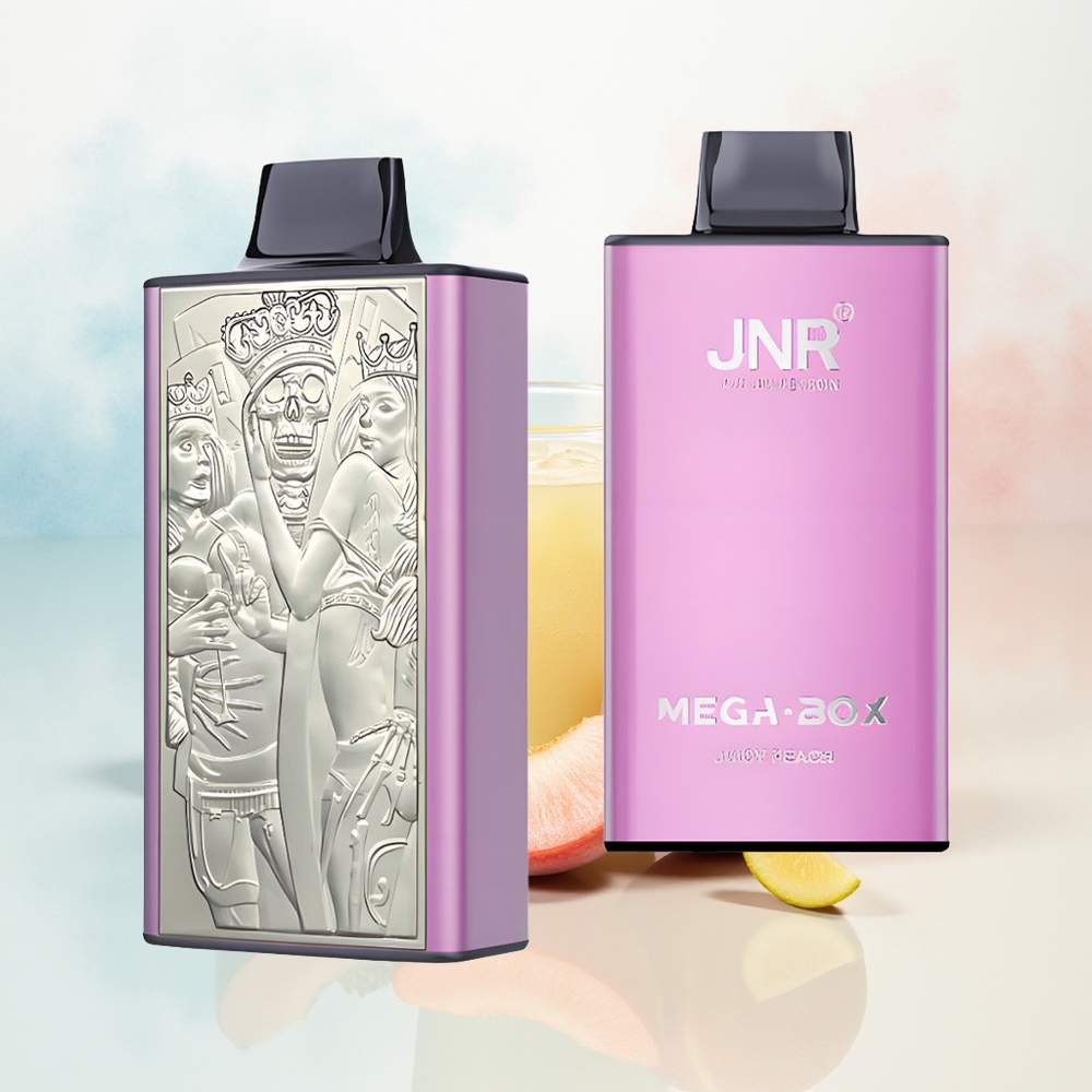 JNR Mega Box 25000 Puffs Dual Mesh Skanus Persikas Wholesale Lithuania