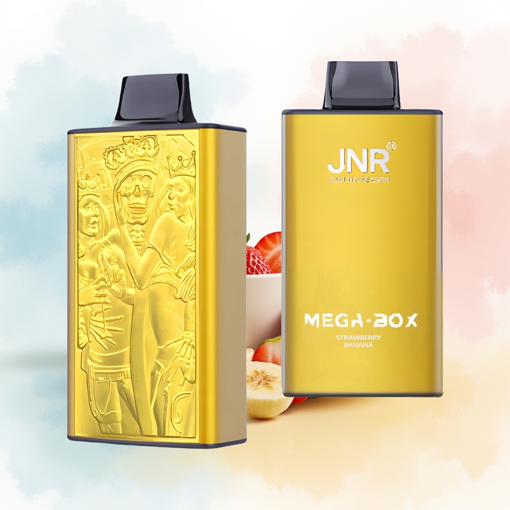 JNR Mega Box 25000 užpūtimų 30ml Braškių Bananų Didmeninė Prekė Lietuva
