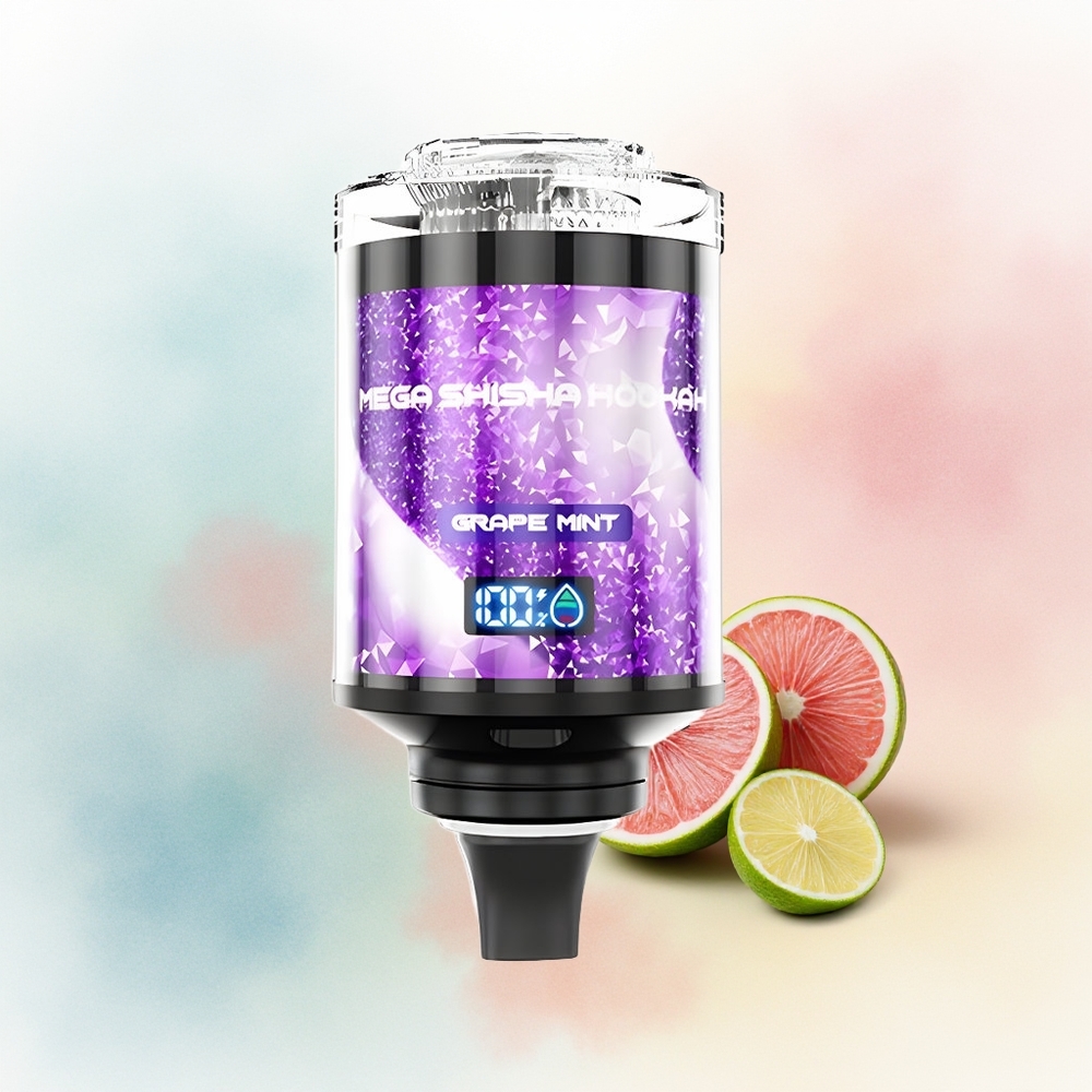 JNR Mega Shisha Hookah 100K 2200mAh Interactive Smart Screen Vynų Mėta Wholesale Lithuania