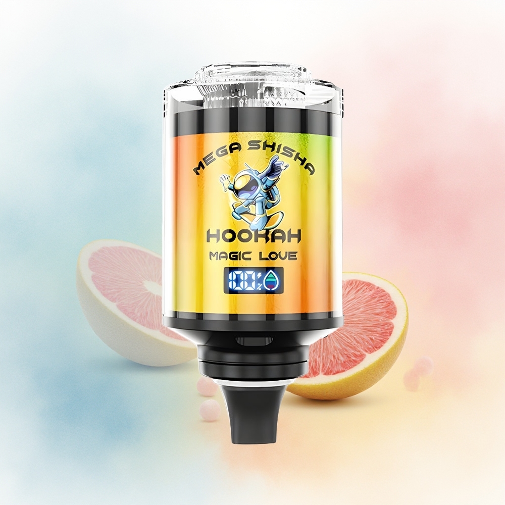 JNR Mega Shisha Hookah 100K 2200mAh Magic Love Didžiosios Apimties Lietuva Didmeninė Prekė
