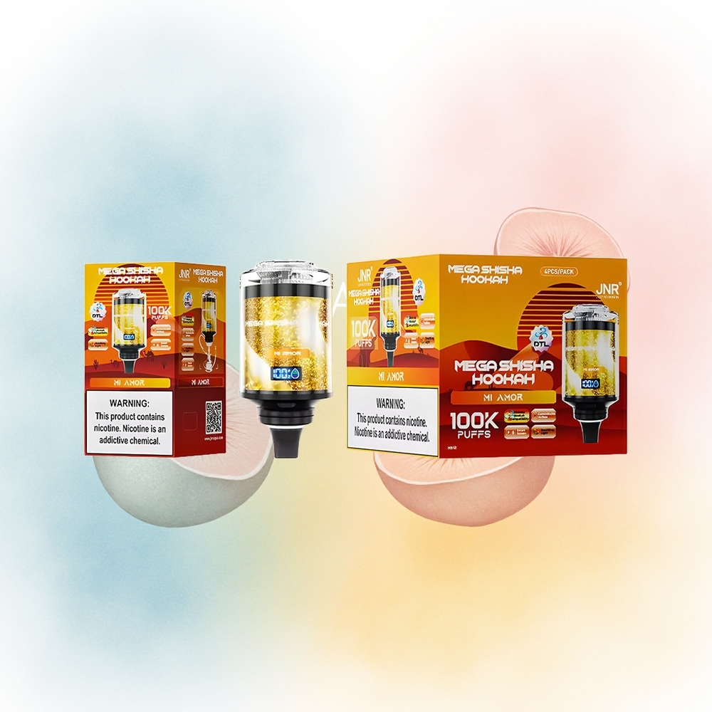 JNR Mega Shisha Hookah 100K 2200mAh Mi Amor Didžioji Lietuva