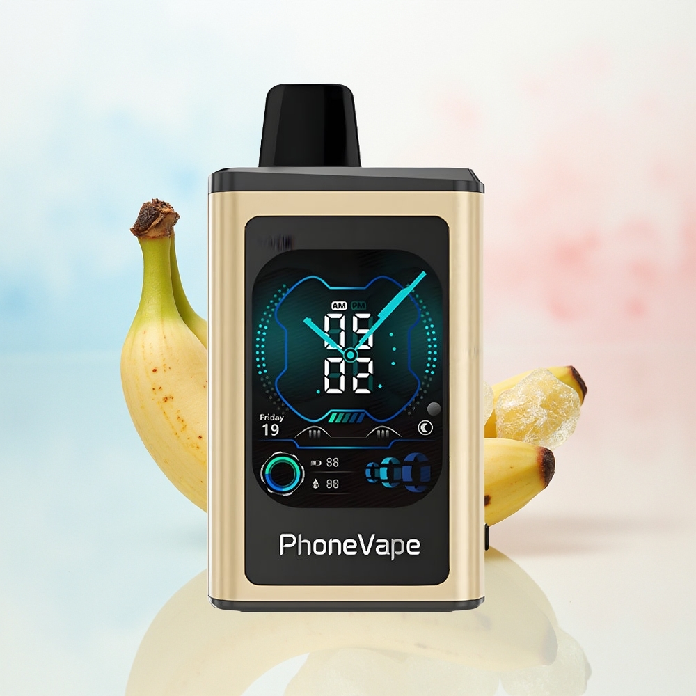 JNR PhoneVape 30000 puffs Adjustable Airflow App Controlled Bananų Ledas Wholesale Lithuania