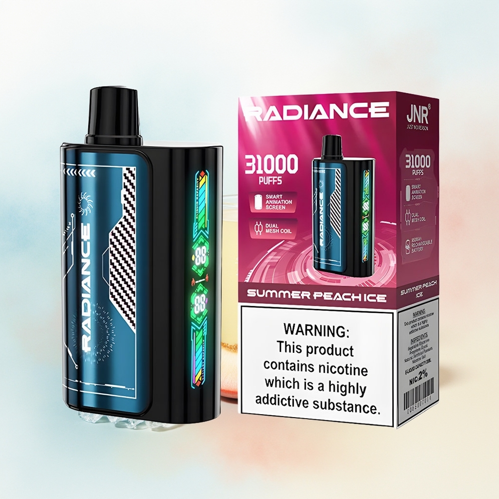 JNR Radiance 31000 Pūsai 28ml Vasara Persikas Ledas Wholesale Lithuania