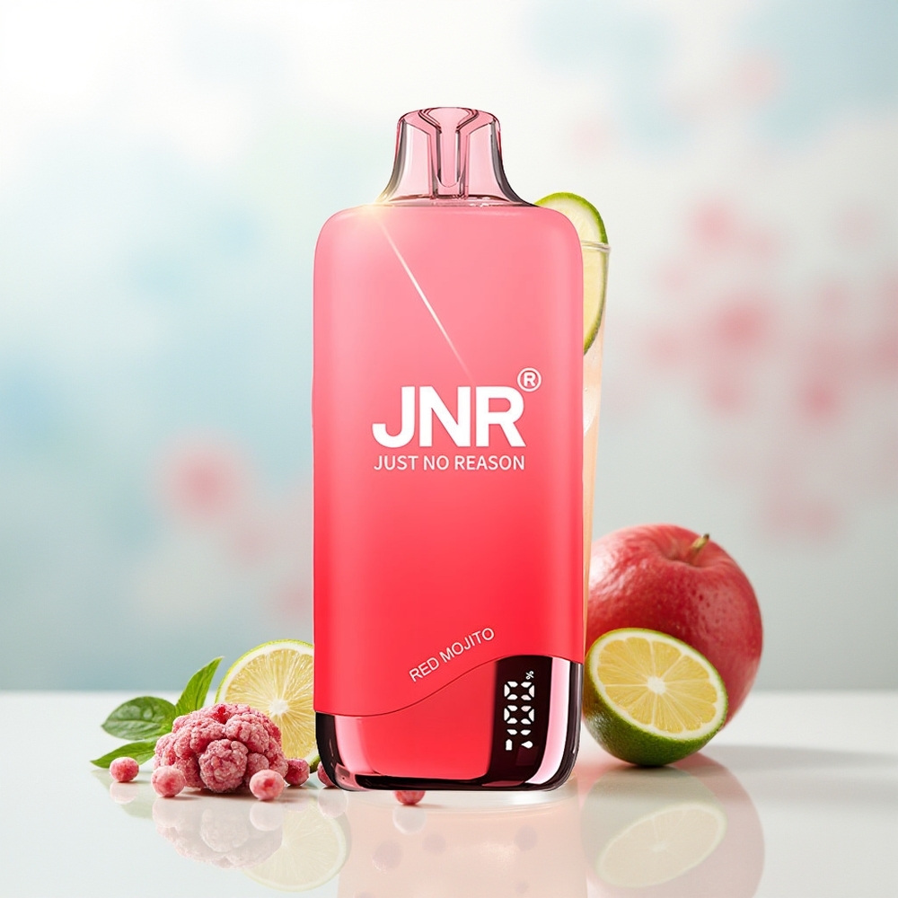 JNR Rainbow 10500 Puffs 18ml Raudona Mojito Didmeninė Lietuva