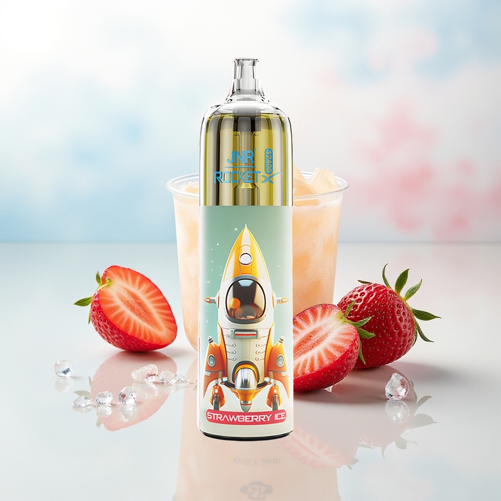 JNR Rocket-X 12400 Puffs RGB 25ml Braškų Ledas Wholesale Lithuania