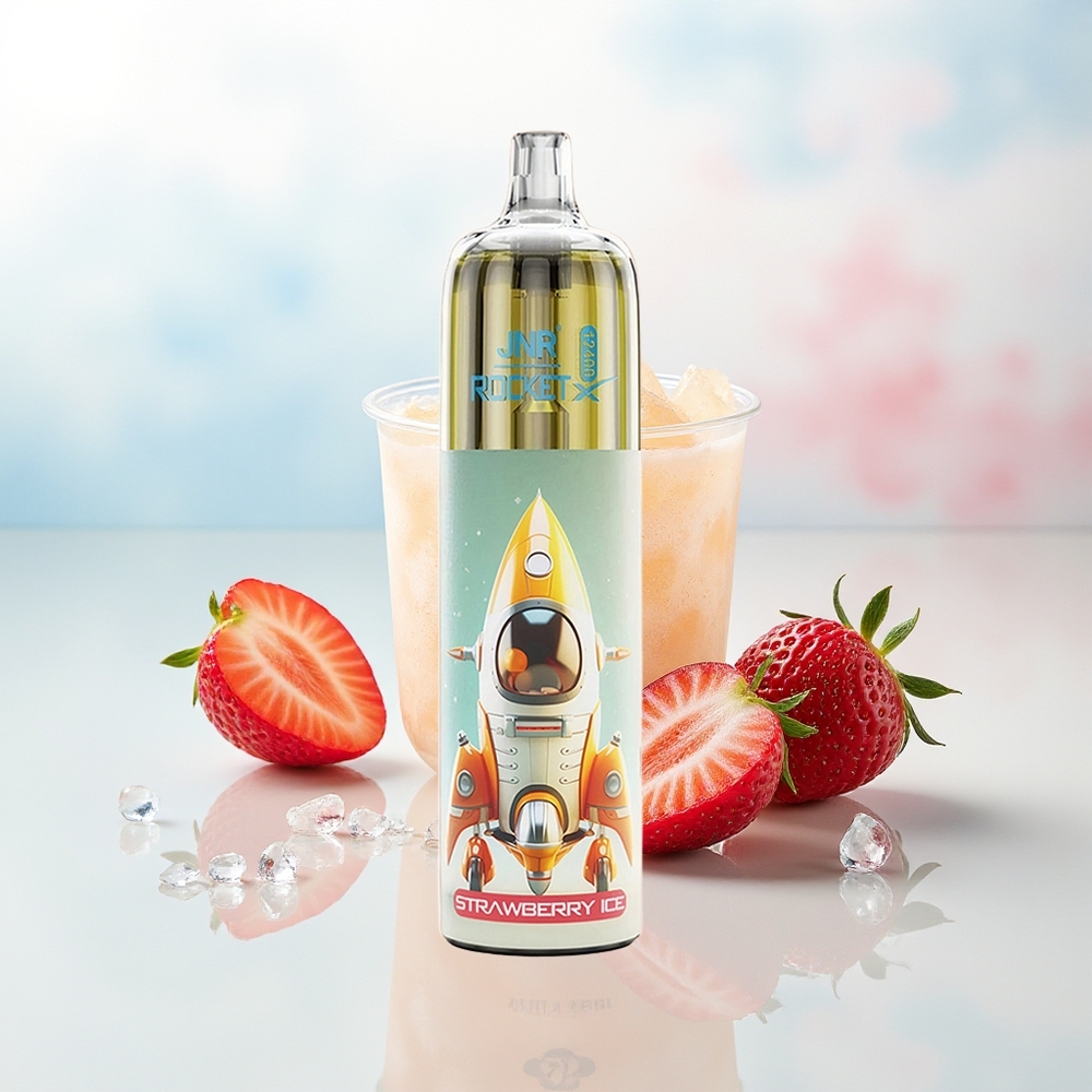 JNR Rocket-X 12400 Puffs RGB 25ml Braškų Ledas Wholesale Lithuania