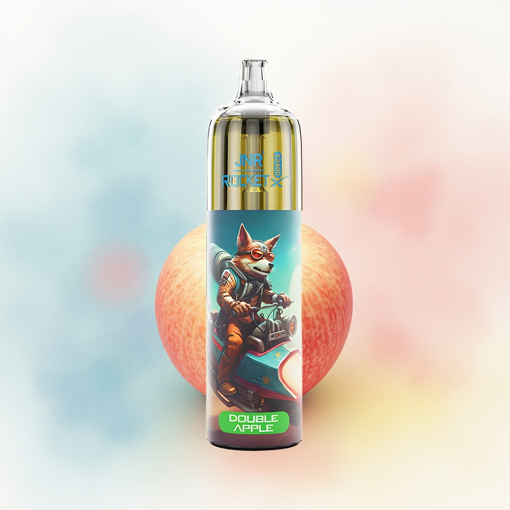 JNR Rocket-X 12400 Puffs RGB Dviguba Obuolių Didmeninė Lietuva