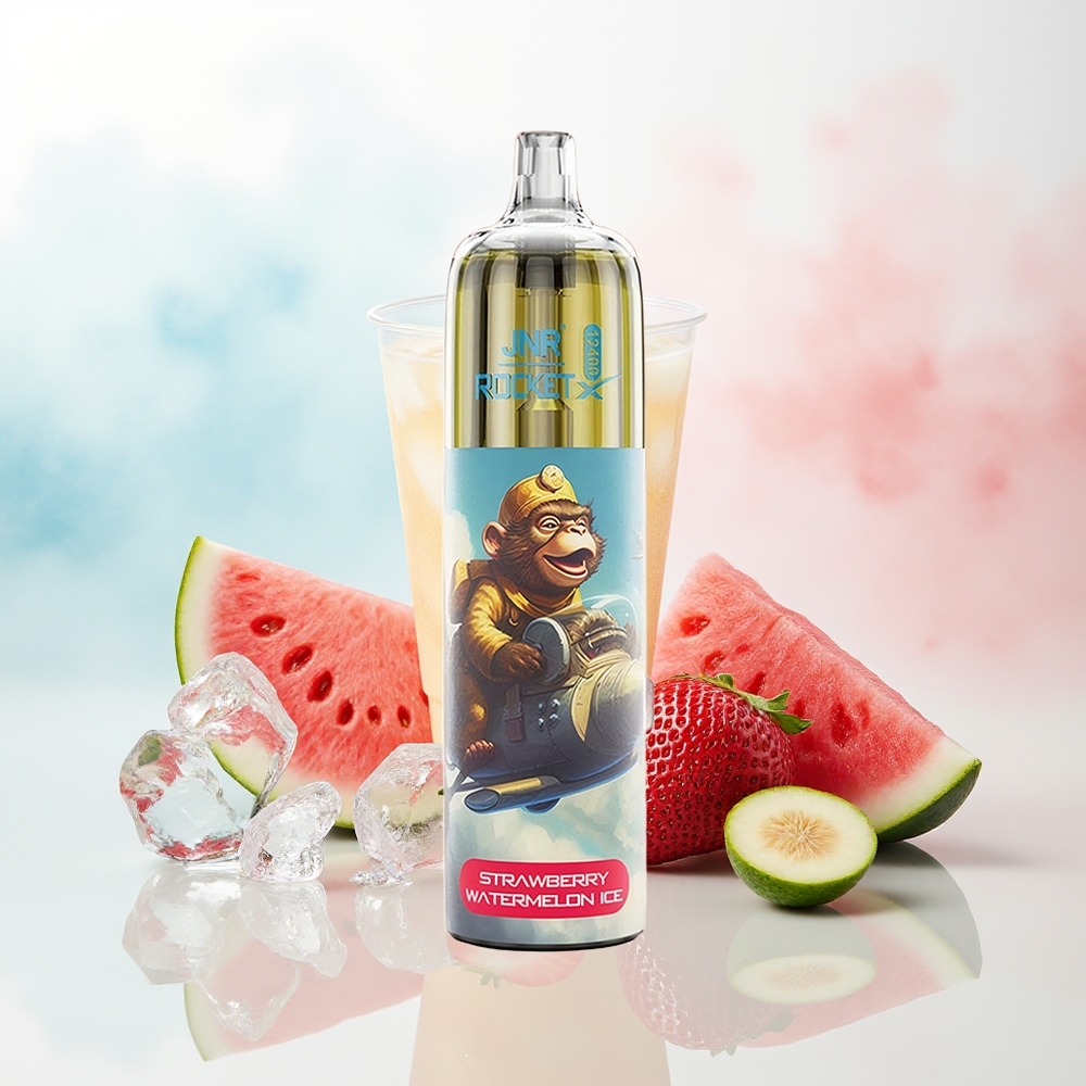 JNR Rocket-X 12400 Puffs RGB Lights Type-C Quick Charge Braškės Arbūzas Ledas Wholesale Lithuania