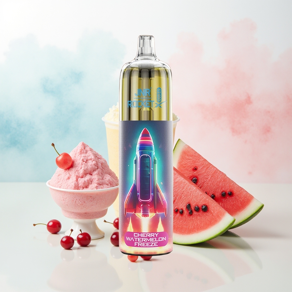 JNR Rocket-X 12400 Puffs RGB Lights Type-C Quick Charge Vyšnių Arbūzo Šaltis Wholesale Lithuania