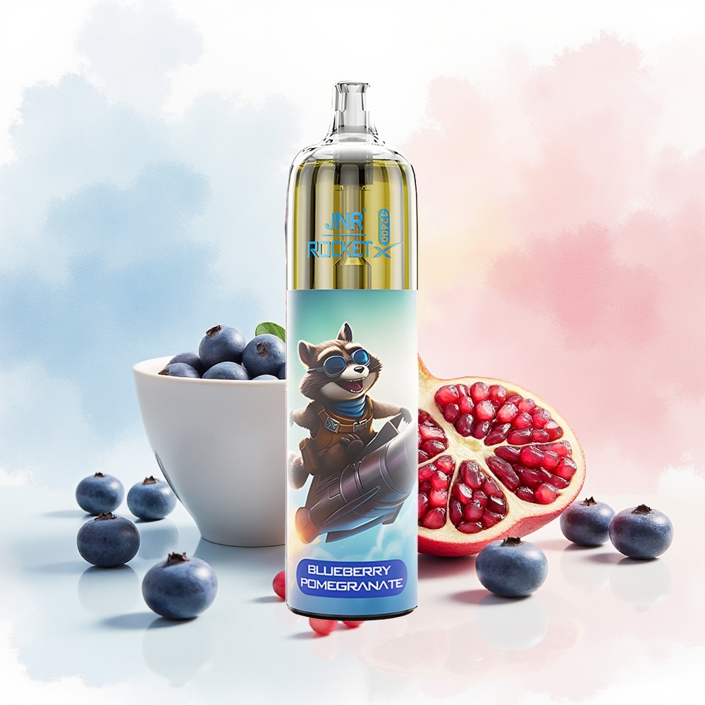 JNR Rocket-X 12400 Puffs RGB lights Type-C Quick Charge Mėlynųjų Serbentų Granatas Wholesale Lithuania