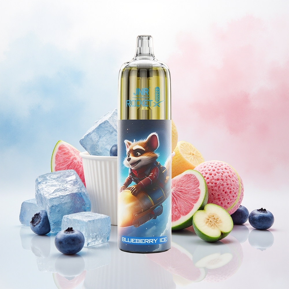 JNR Rocket-X 12400 Puffs RGB lights Type-C Quick Charge Mėlynųjų Uogų Ledas Wholesale Lithuania