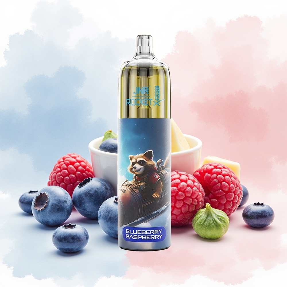 JNR Rocket-X 12400 Puffs RGB lights Type-C Quick Charge Mėlynųjų serbentų avietė Wholesale Lithuania