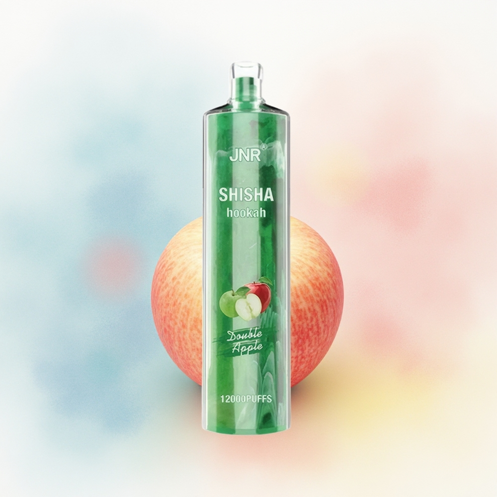 JNR Shisha Hookah 12000 Puffs 24ml Dviguba Obuolių Didmeninė Prekyba Lietuvoje