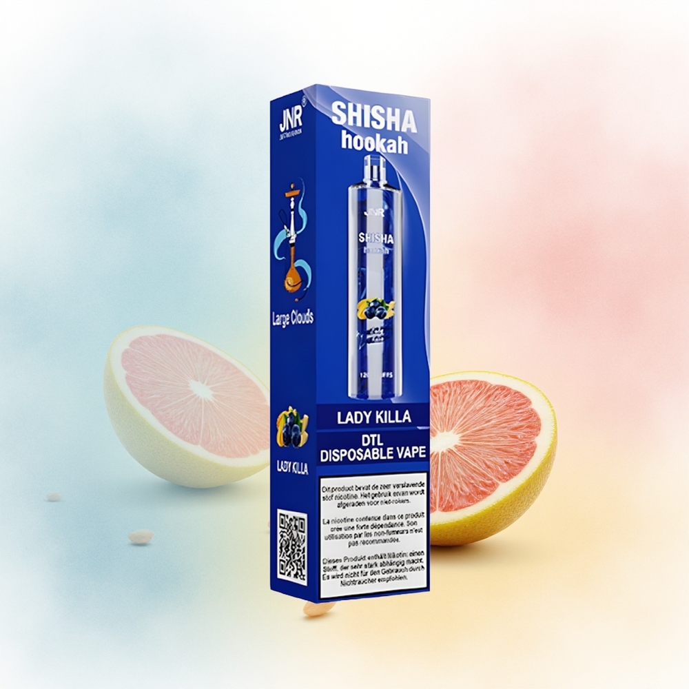 JNR Shisha Hookah 12000 Puffs 24ml Lady Killa Didžioji Partija Lietuva