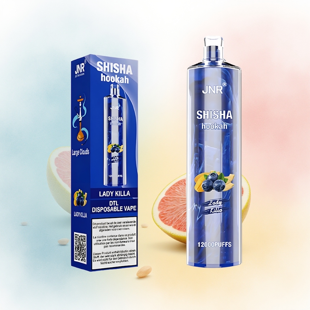 JNR Shisha Hookah 12000 Puffs 24ml Lady Killa Didžioji Partija Lietuva