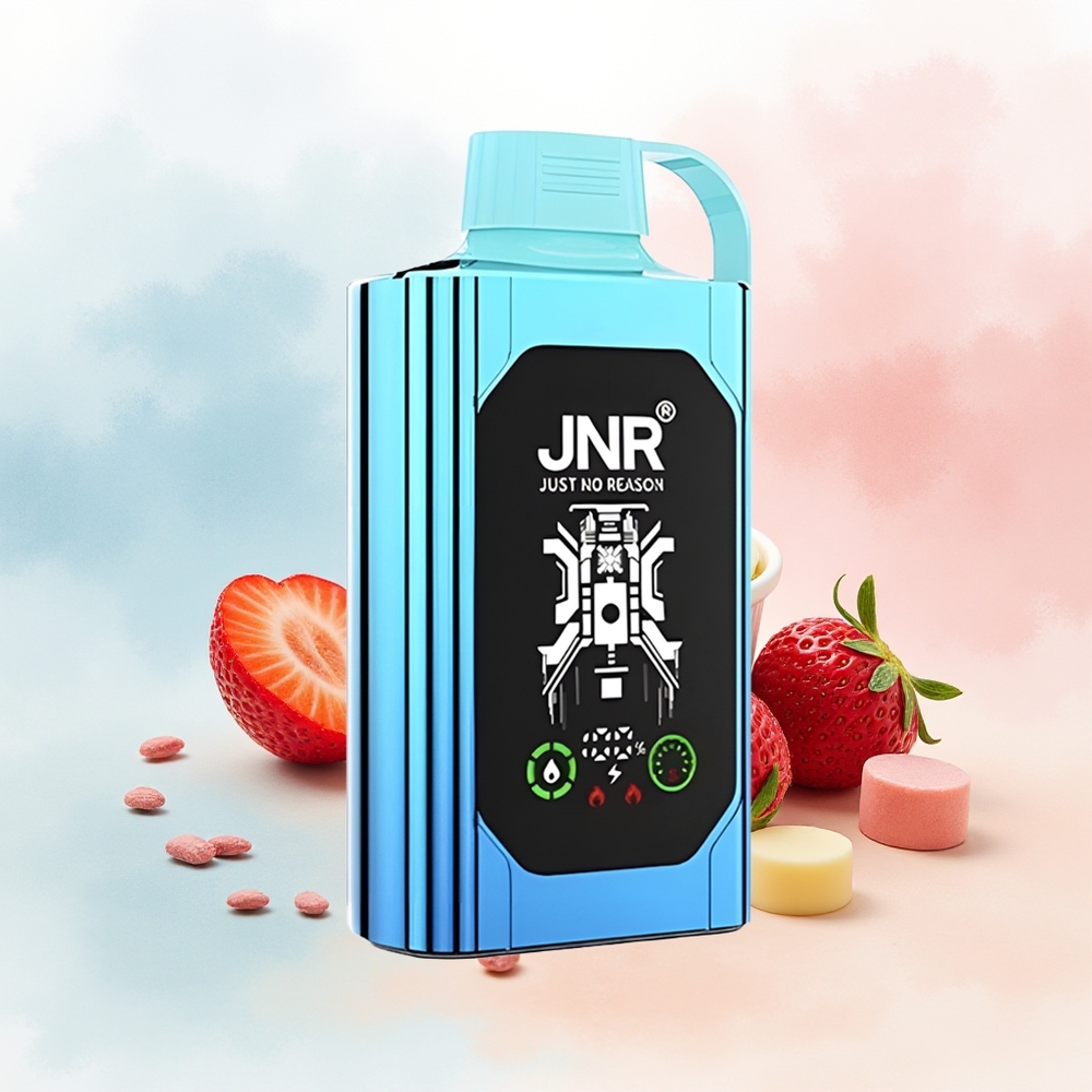 JNR Shisha Hookah Box 20500 Puffs Dual Mesh Coil Braškė-Gervuogės Saldainiai Wholesale Lithuania