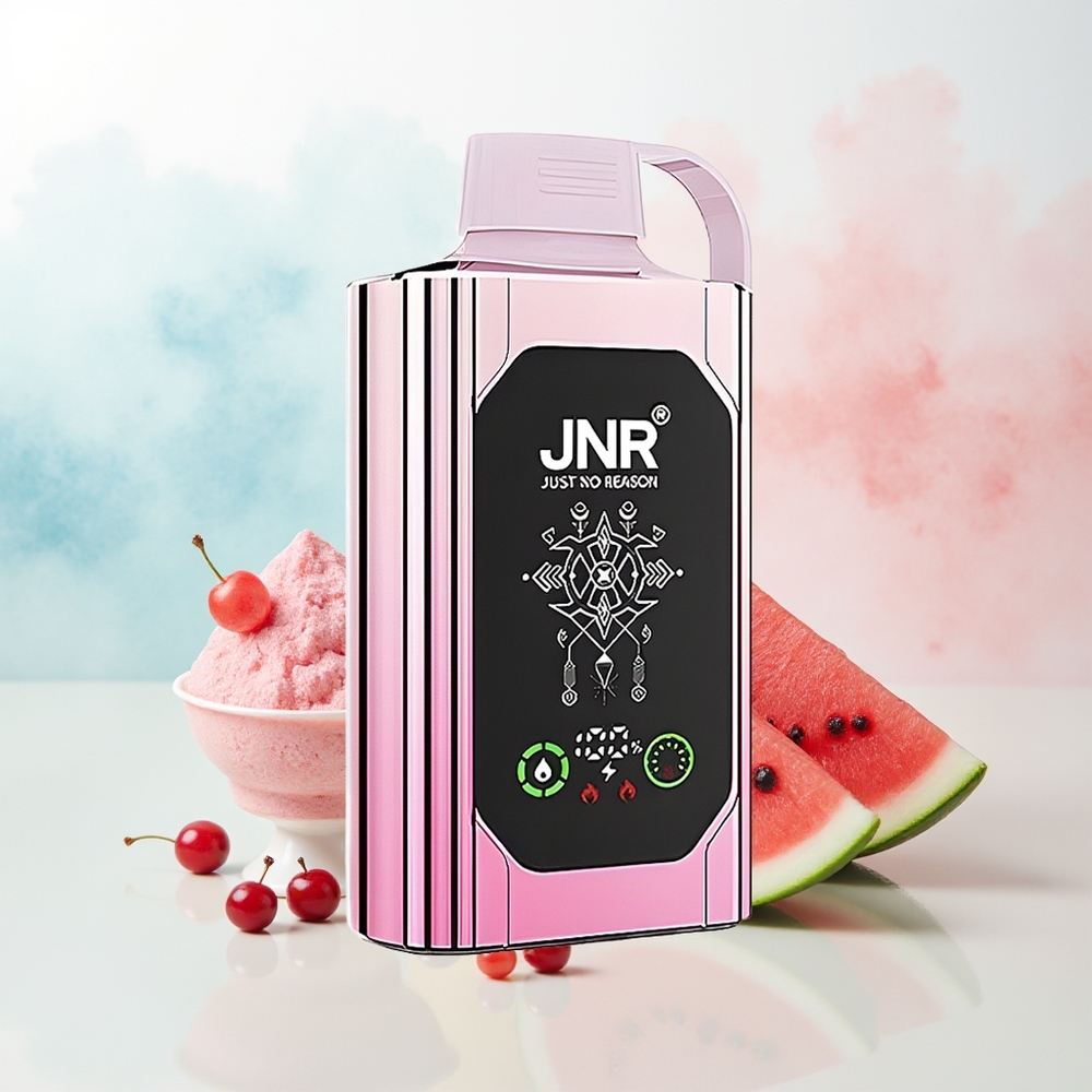 JNR Shisha Hookah Box 20500 Puffs Dual Mesh Coil Cherry Watermelon Freeze Didžioji Prekyba Lietuva