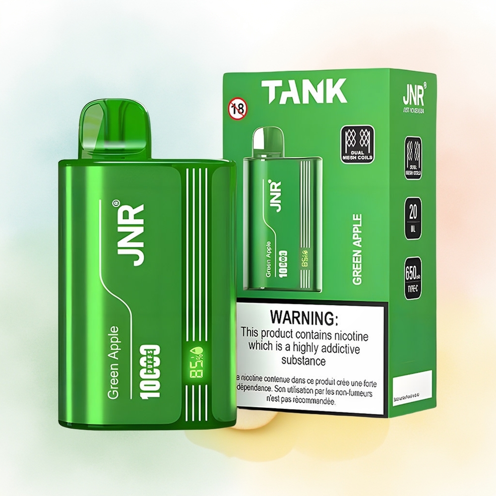 JNR Tank 10000 Puffs Adjustable Airflow Digital Display Obuolių Persikų Kriaušių Lietuva Didmeninė Prekyba