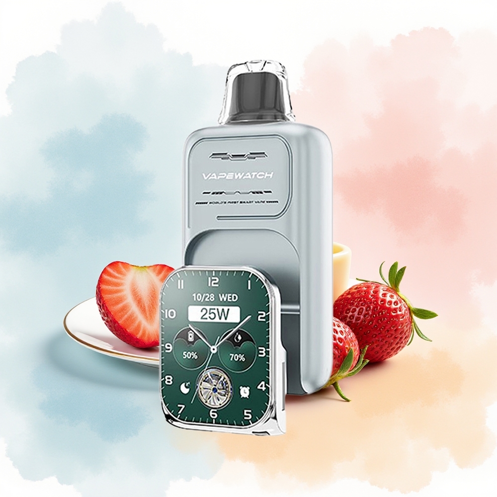 JNR VapeWatch 30000 Puffs 1000mAh Type-C Braškų Ledas Wholesale Lithuania