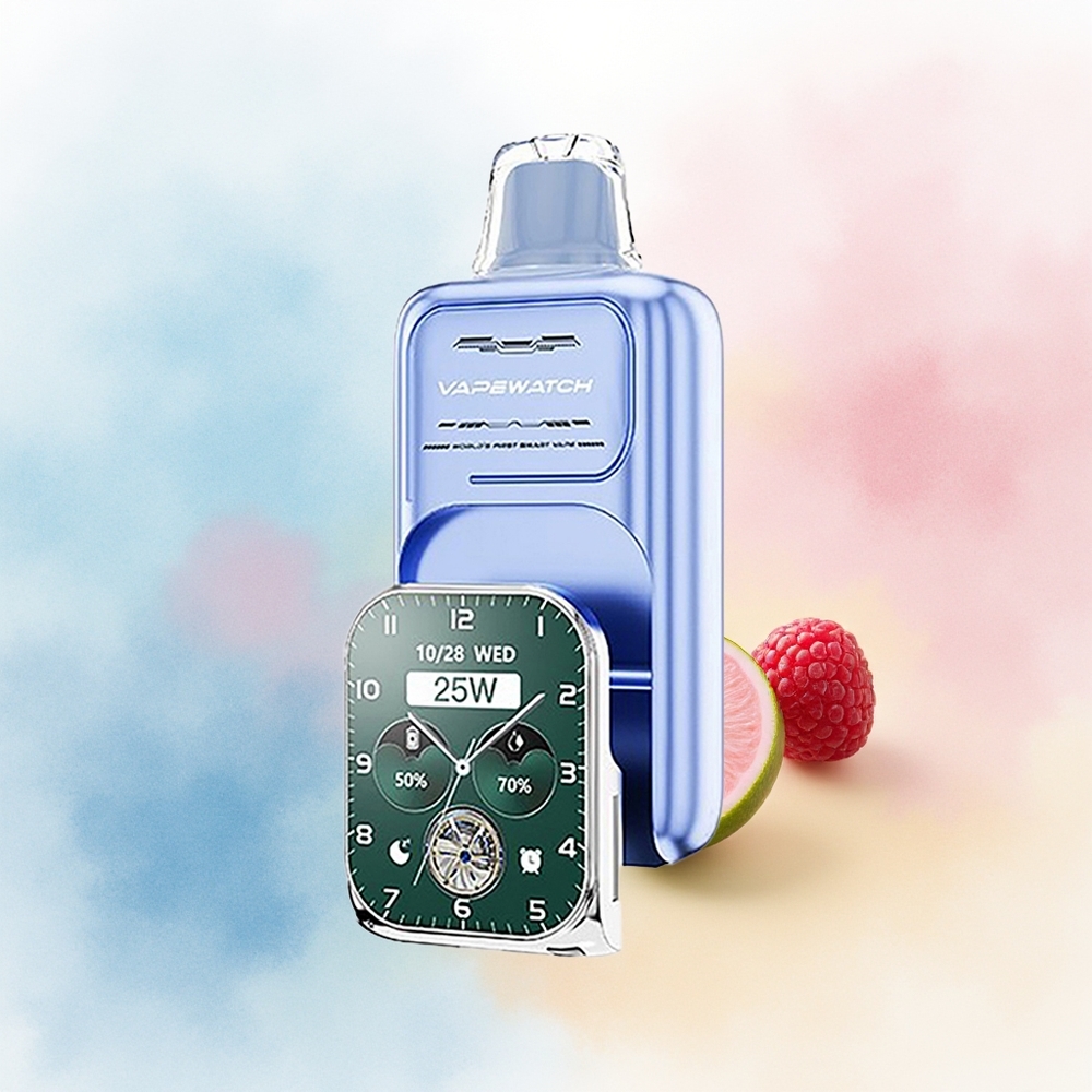 JNR VapeWatch 30000 Puffs 1000mAh Type-C Mėlynųjų Aviečių Ledas Wholesale Lithuania