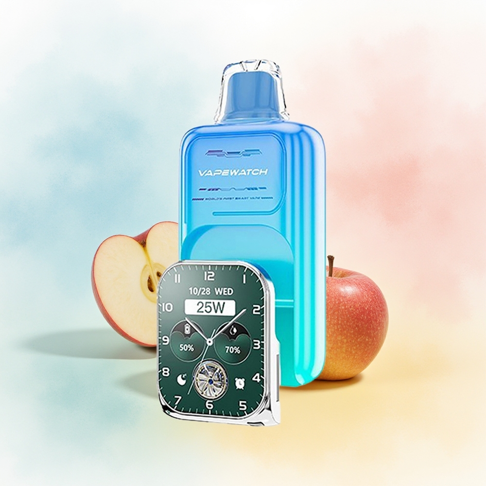 JNR VapeWatch 30000 Puffs 1000mAh Type-C Rūgščios Obuolio Ledas Wholesale Lithuania