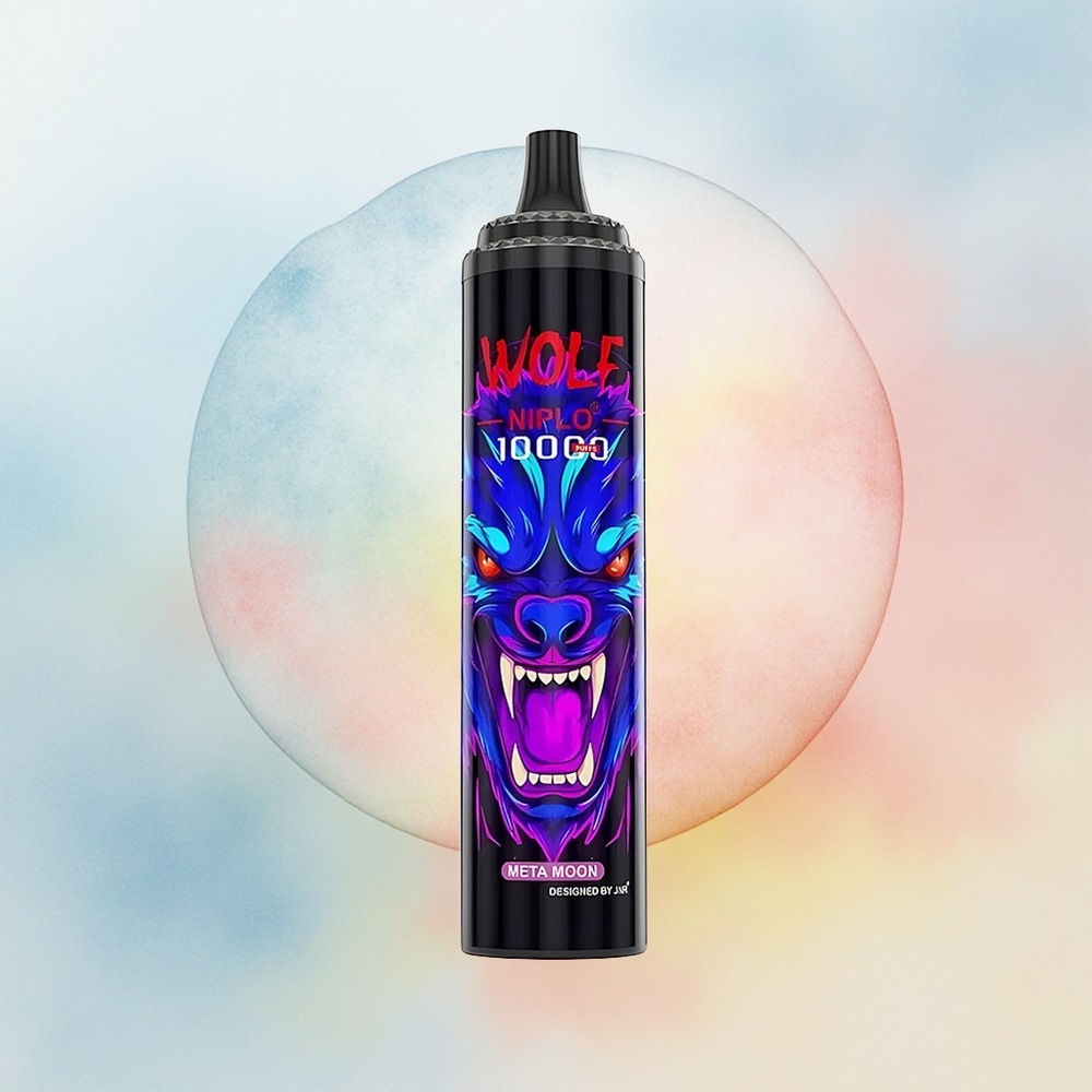 JNR Wolf Niplo 10000 Puffs 1.0 Ohm 20ml Meta Mėnulis Wholesale Lithuania