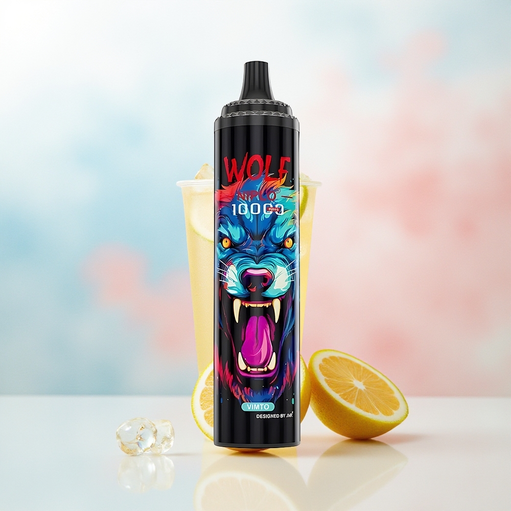 JNR Wolf Niplo 10000 Puffs 1.0 Ohm Mesh Coil Vimto Didmeninė Lietuva