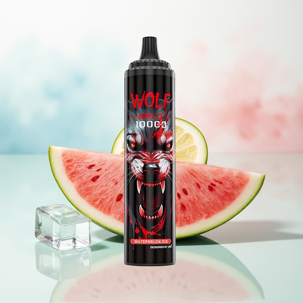 JNR Wolf Niplo 10000 Puffs 1.0 Ohm Watermelon Ice Wholesale Lithuania