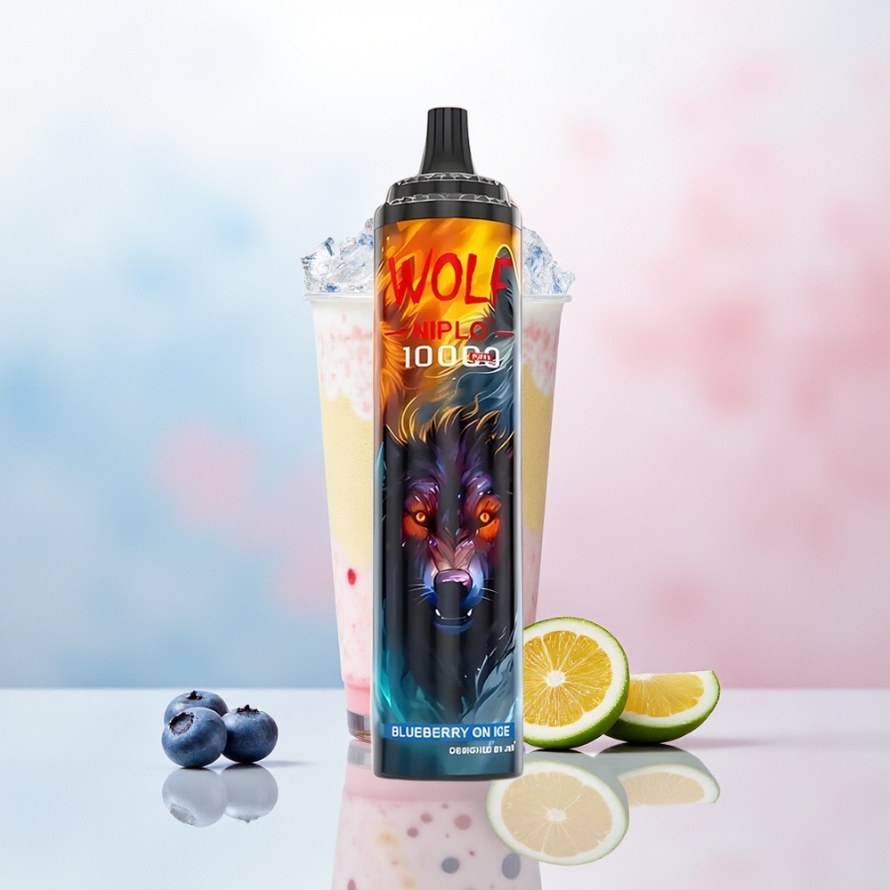 JNR Wolf Niplo 10000 Puffs 20ml Mėlynųjų Serbentų su Ledu Wholesale Lithuania