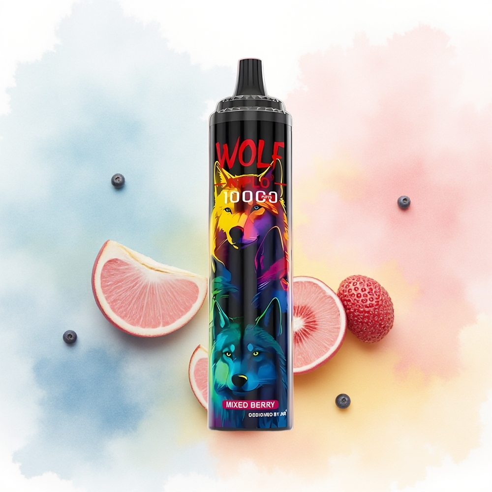 JNR Wolf Niplo 10000 Puffs 20ml Mišrios Uogos Wholesale Lithuania