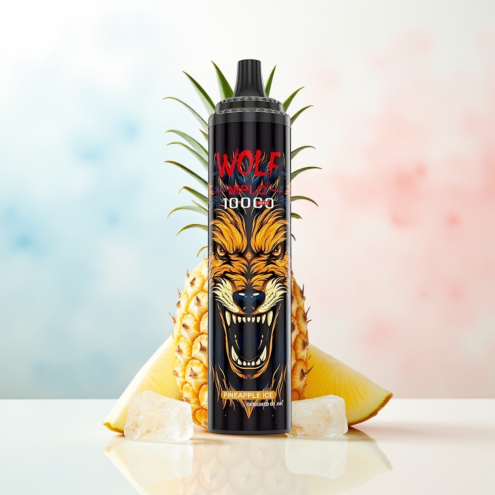JNR Wolf Niplo 10000 Puffs 20ml Pineapple Ice Wholesale Lithuania