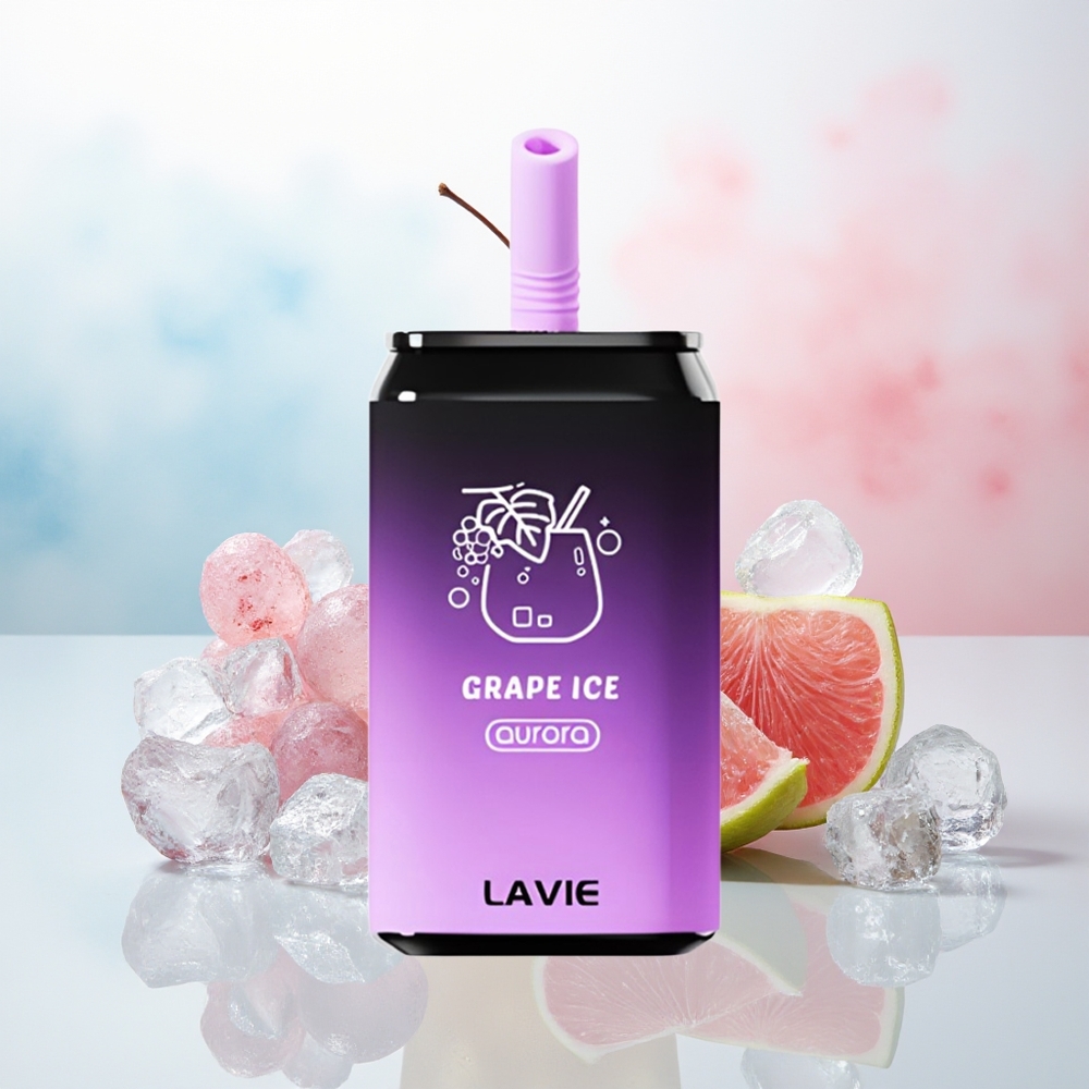 LAVIE Aurora 11000 Puffs 22ML Type C Rechargeable Vynuogių Ledas Wholesale Lithuania
