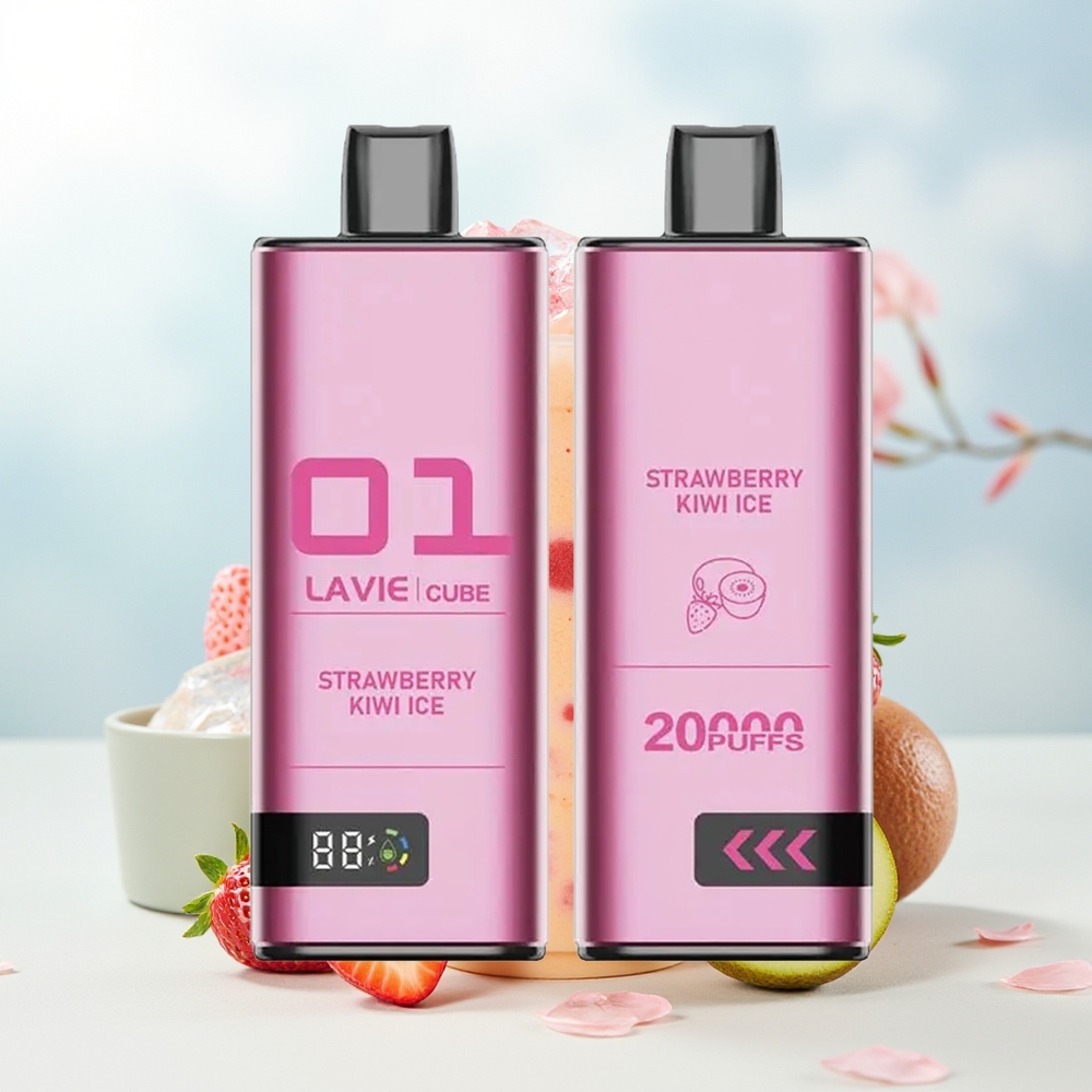 Lavie Cube 20000 Puffs 5% BRAŠKINĖ KIWI LEDAS Wholesale Lithuania