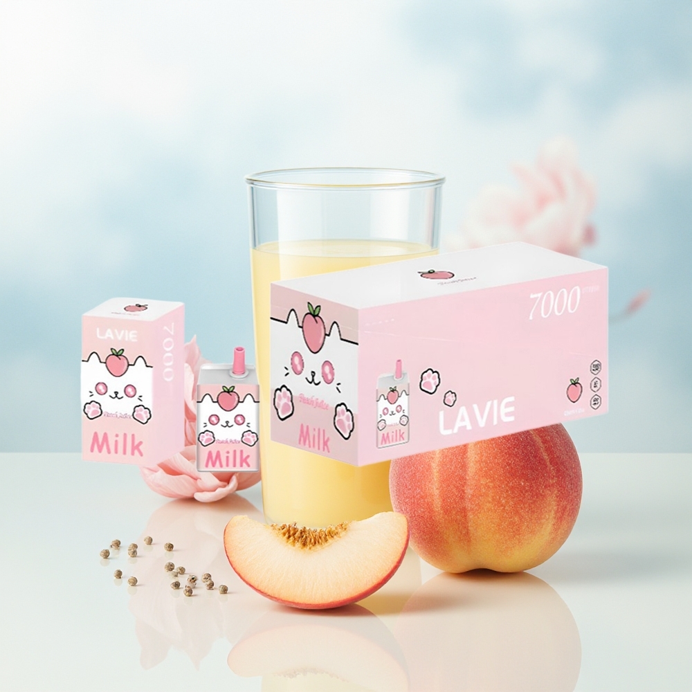 LAVIE Milk 7000 Puffs 16ML 5% Persikų Sultys Wholesale Lithuania