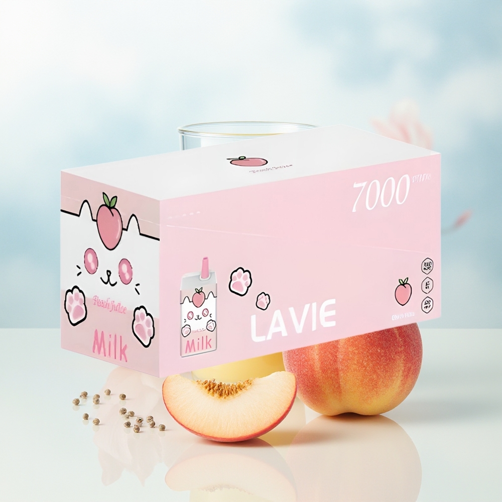 LAVIE Milk 7000 Puffs 16ML 5% Persikų Sultys Wholesale Lithuania