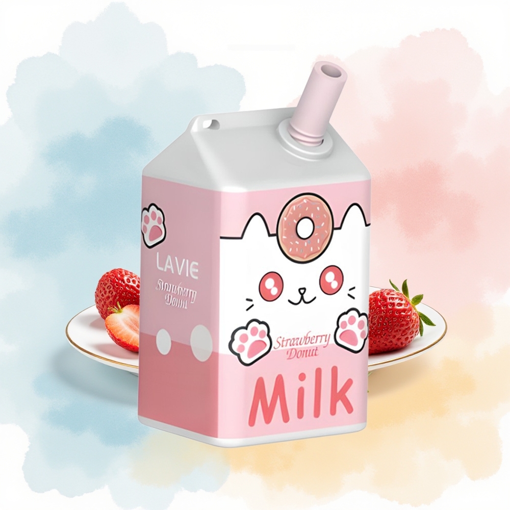 LAVIE Milk 7000 Puffs 16ML Type C Braškų Spurgos Wholesale Lithuania