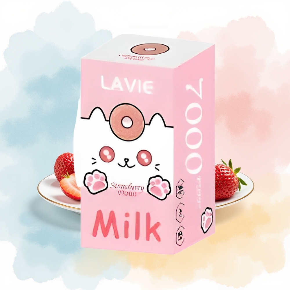 LAVIE Milk 7000 Puffs 16ML Type C Braškų Spurgos Wholesale Lithuania