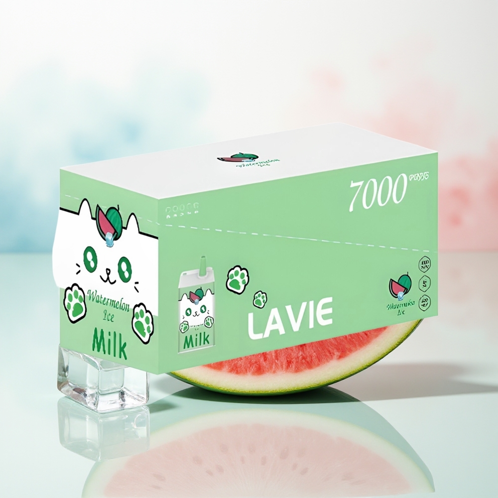 LAVIE Milk 7000 Puffs 16ML Vandensmelionas Ledas Wholesale Lithuania