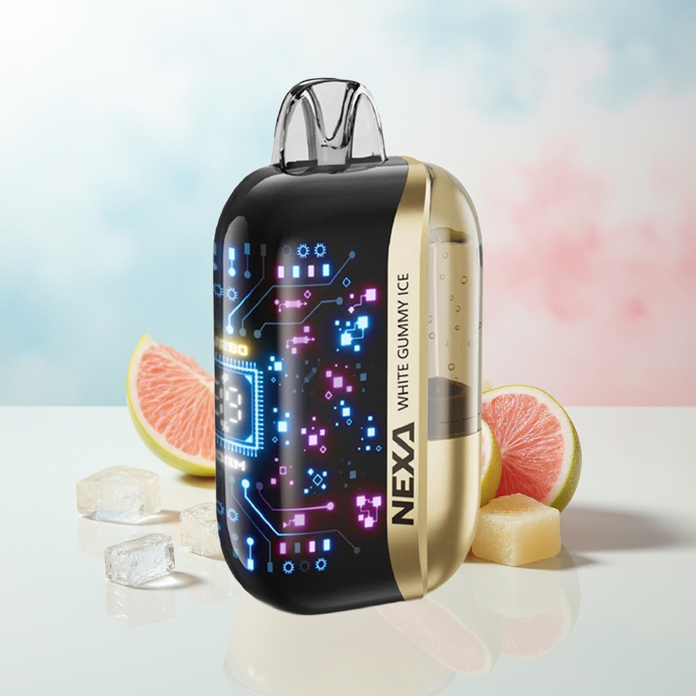 NEXA Ultra 50000 Puffs 20ml 5% Baltasis Guminukų Ledas Wholesale Lithuania
