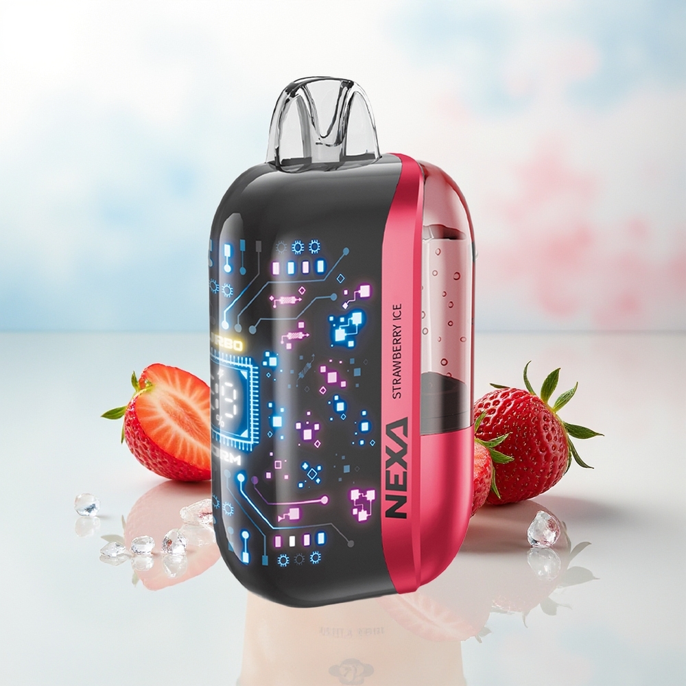 NEXA Ultra 50000 Puffs 20ml 5% Braškų Ledas Wholesale Lithuania