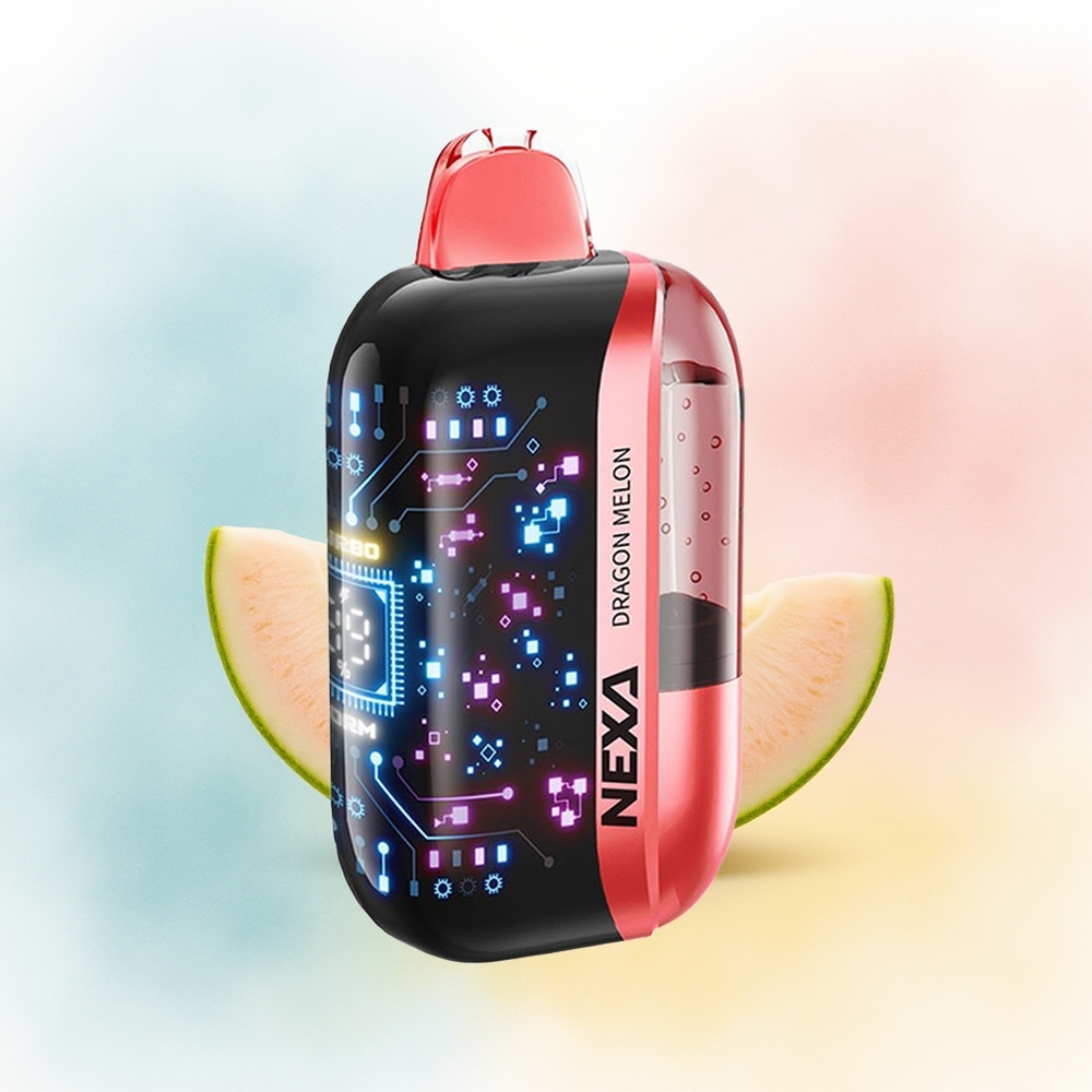NEXA Ultra 50000 Puffs 20ml 5% Dragon Melon Didžioji Prekyba Lietuva