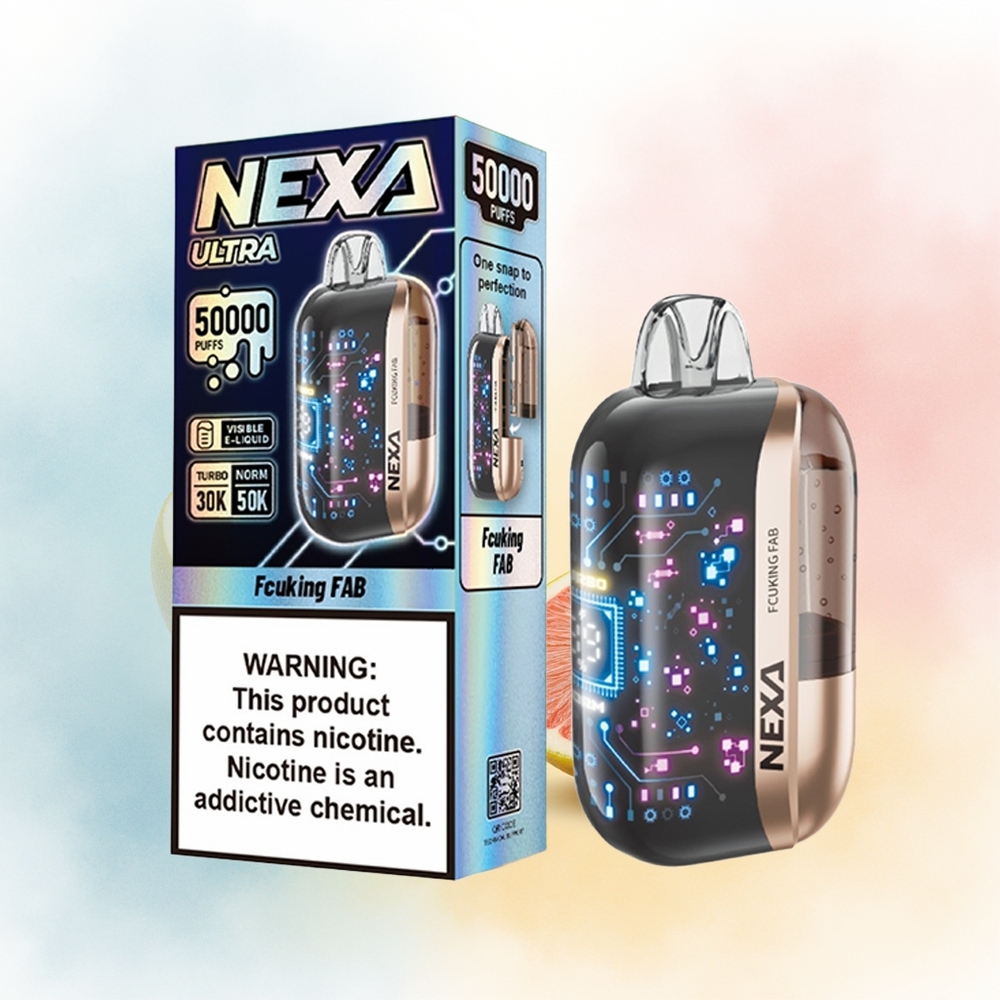 NEXA Ultra 50000 Puffs 20ml 5% Fcuking Fab Lietuva Didmeninė Prekyba